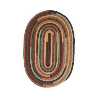 Garden Grove Reversible Braided Oval Rugs, Forest