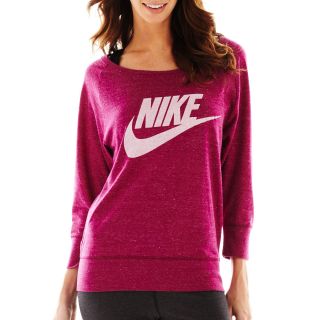 Nike Gym Vintage Pullover, Red, Womens
