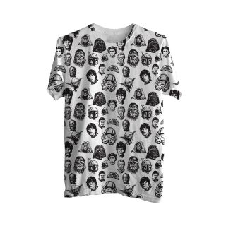Star Wars Graphic Tee, Star Wars Faces, Mens