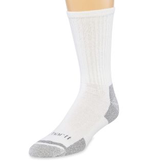 Carhartt 3 pk. All Season Crew Socks, White, Mens