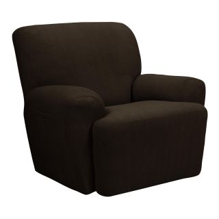 Cobblestone 4 pc. Recliner Slipcover Set, Dark Chocolate