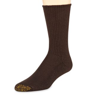 Gold Toe Fluffies 3 pk. Cushioned Acrylic/Nylon Socks, Black, Mens
