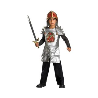 Knight of the Dragon Child Costume, Gray, Boys