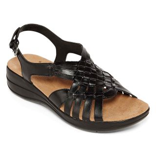 Yuu Junie Slingback Sandals, Black, Womens