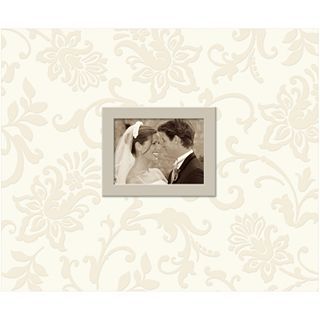 K&Company Perfect Bound Photo Scrap Album, Classic Wedding, White