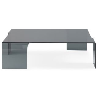 Crater Coffee Table, Smoke Glass
