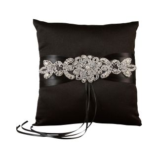 IVY LANE DESIGN Ivy Lane Design Adriana Ring Bearer Pillow, Black