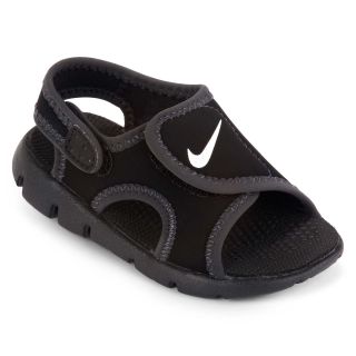 Nike Sunray Adjustable Toddler Boys Sandals, Black, Black