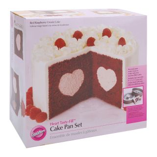Wilton Heart Tasty Fill Cake Pan Set
