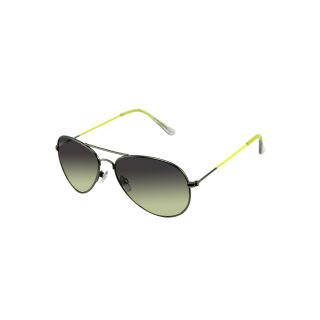 OLSENBOYE Bazooka Aviator Sunglasses, Yellow, Womens