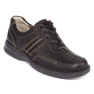 Clarks Slone Mens Leather Shoes, Blk Oily L