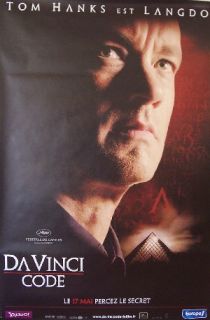 The Da Vinci Code   Advance   Hanks (Large   French   Rolled) Movie
