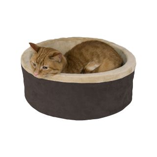 Thermo Kitty Bed Heated Cat Bed, Tan