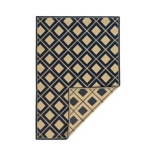 Oriental Weavers Laguna Mar Reversible Indoor/Outdoor Rectangular Rug, Blue