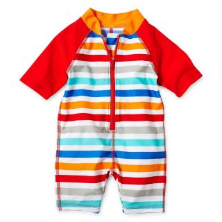 GIGGLE giggleBABY Surf Style 1 pc. Swimsuit   Boys newborn 24m, Red, Red