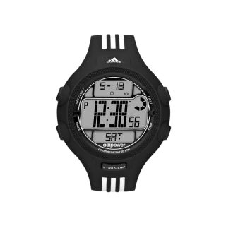 Adidas adiPower Mens High Performance Black & White Digital 20ATM Sport Watch