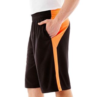 Xersion Piqué Basketball Shorts, Coral, Mens