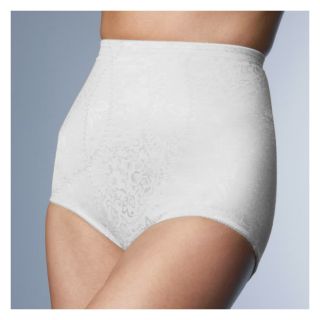 Underscore Firm Control Full Figure Briefs, White