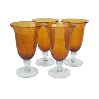 Iris 4 pc. Footed Glass Set