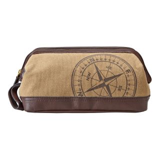 RELIC Canvas Compass Toiletry Bag, Mens