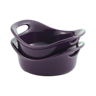 Rachael Ray Bubble & Brown Set of 2 12 oz. Baking Dishes