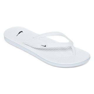 Nike Solarsoft Womens Thong Sandals, Black/White