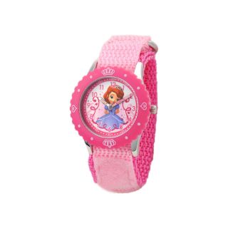 Disney Sofia Kids Time Teacher Pink Fast Strap Watch, Girls