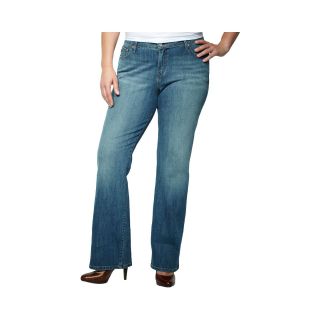 Levi s 580 Defined Waist Bootcut Jeans   Plus, Desert Sky, Womens