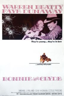 Bonnie and Clyde (Reprint) Movie Poster
