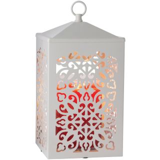 Scroll Lantern Candle Warmer, White