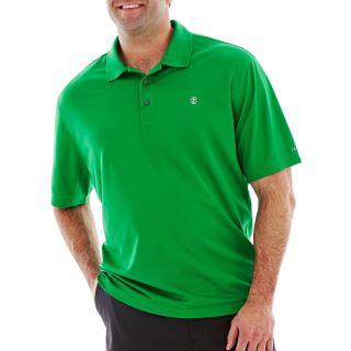 Izod Short Sleeve Piqué Golf Polo Big and Tall, Green, Mens