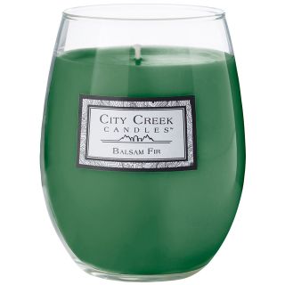 City Creek Candles Balsam Fir 16 oz. Jar Candle, Green