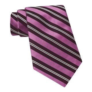 Stafford Stull Stripe Tie, Pink, Mens