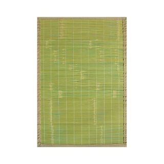 Key West Bamboo Rectangular Rugs, Green