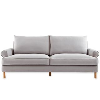 CONRAN Design by 84 Brooke Sofa, Silver/Gray