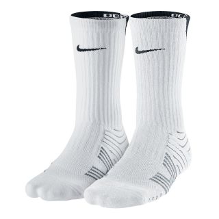 Nike 2 pk. Performance Cushioned Football Crew Socks, White, Mens