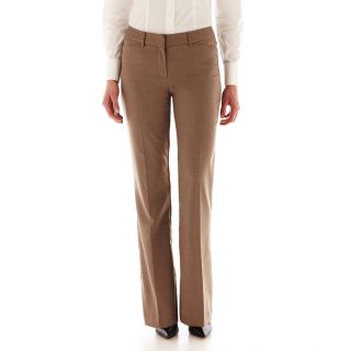 Worthington Modern Fit Angle Pocket Pants, Tumbleweed Heather, Womens