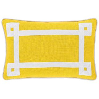 HAPPY CHIC BY JONATHAN ADLER Lola Oblong Pillow, Yellow