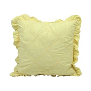 Newport Basket 20 Square Decorative Pillow, Yellow