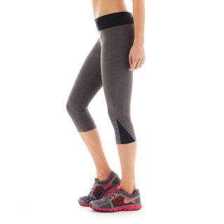 Xersion Fitted Capris, Black, Womens