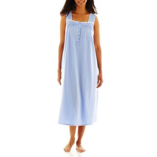 Earth Angels Sleeveless Ballet Nightgown   Plus, Blue, Womens