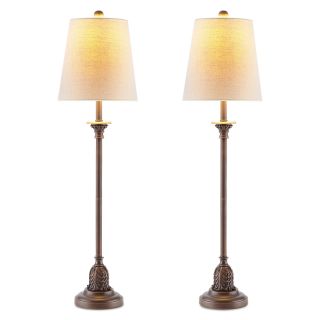 JCP Home Collection  Home Set of 2 Bronze Buffet Lamps, Brown
