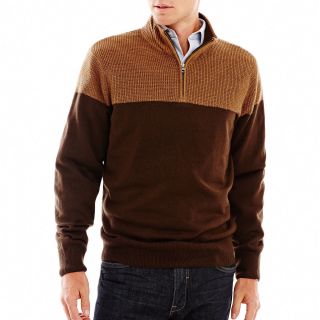 Dockers Colorblock Sweater, Coffee, Mens