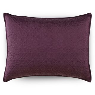 ROYAL VELVET Splendor Pillow Sham, Purple
