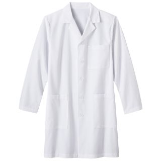Fundamentals by White Swan Meta Mens 3 Pocket Lab Coat, White