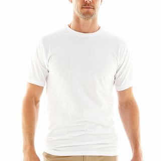 Dockers 4 pk. Classic Crewneck T shirts, White, Mens