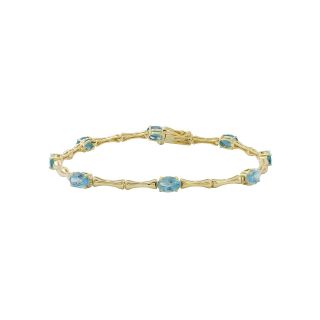 Genuine Blue Topaz Bracelet, Womens