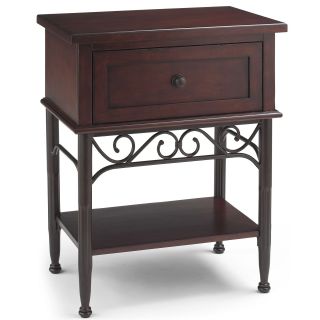 Newcastle 25 Nightstand, Warm Cherry