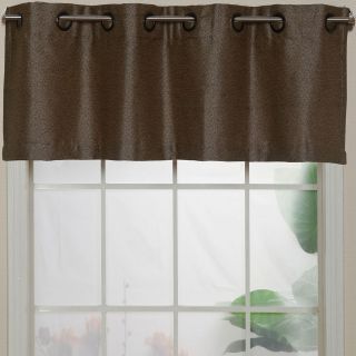 Aruba Grommet Top Valance, Coffee