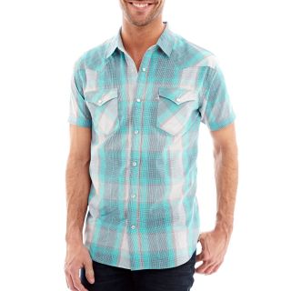 Levis Short Sleeve Woven Shirt, Blue, Mens
